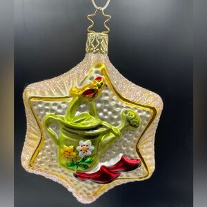 RARE Inge Glas Garden Happiness Ornament Star Germany